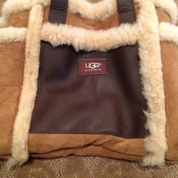 UGG Shearling, Suede, and Leather Tote