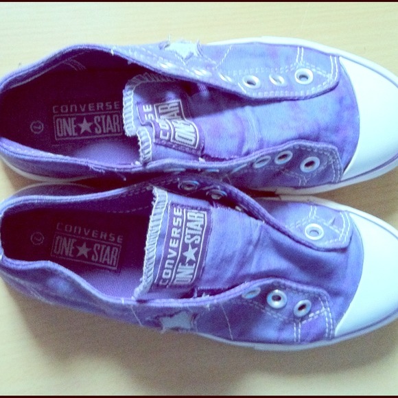 Purple converse one star