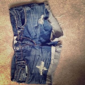 Denim shorts