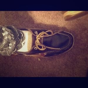 Dark Brown Sperrys!