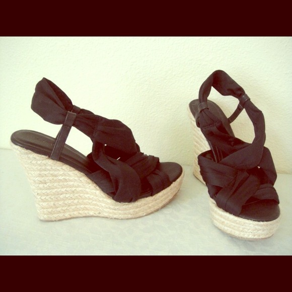 Black Platform Espadrilles - Picture 1 of 1
