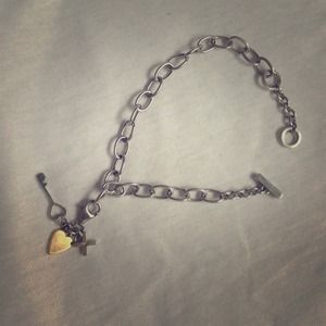 Sterling silver charm bracelet by hot beads