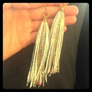 Fringe Leather Earrings