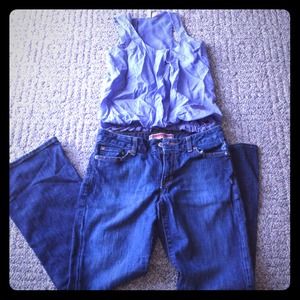 Gap brand curvy low rise jeans