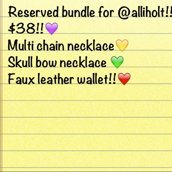 Reserved bundle for @alliholt