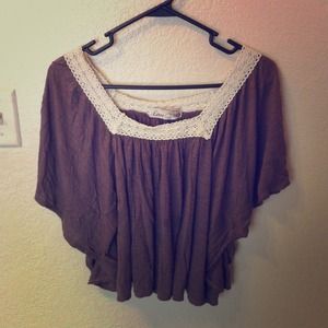 Adorable brown top