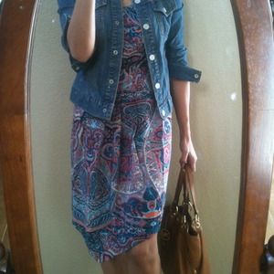 ⬇REDUCED!⬇ INC Paisley asymmetrical dress.