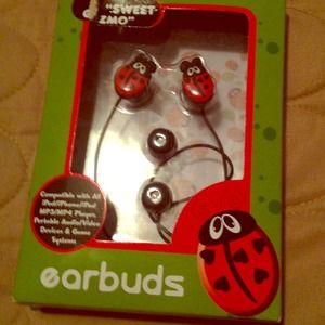 NEW Ladybug Ear buds
