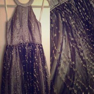 Morgon&co semi-formal halter cocktail dress