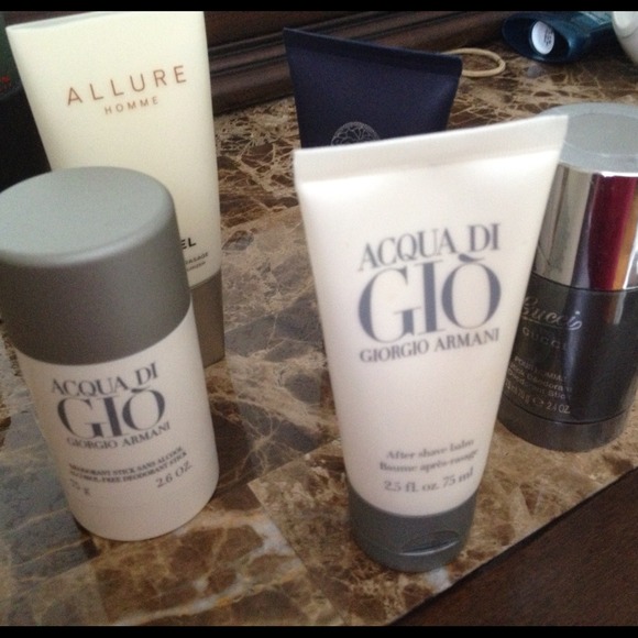 Gio after shave and deodorant