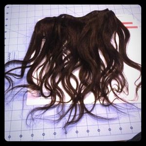 Reduced 37" dark dark brown hair extensions