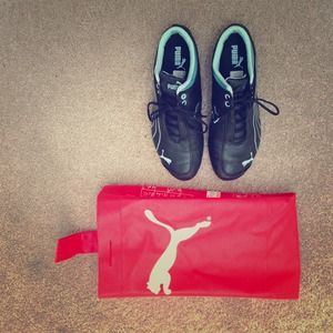 PUMA Future Cats M2 Black and Teal 9