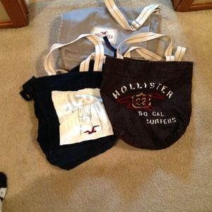 3 Hollister bags ! -RESERVED