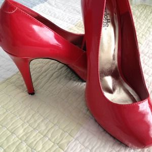 SALE❗👠PATTEN Leather Hot Red Pumps