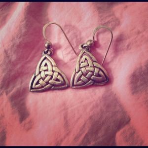 Celtic Silver Earrings