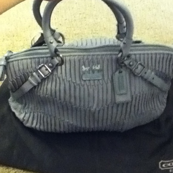 Coach leather handbag