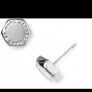 Marc Jacobs hexagon earrings (silver)