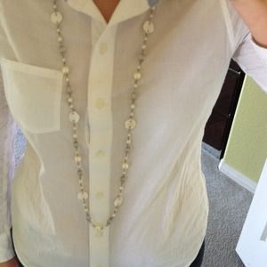 Free with any purchase. Gold and silver necklaces.