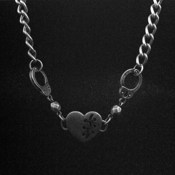 Broken heart necklace