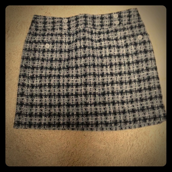 Loft skirt, black and gray