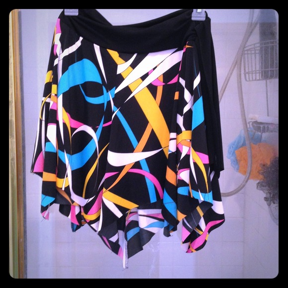 Multi Print Skirt