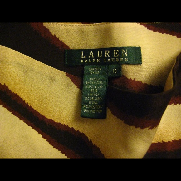 SOLD - Lauren by Ralph Lauren luxe silk skirt - Picture 2 of 2