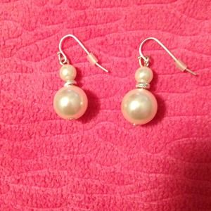 Pearl earrings