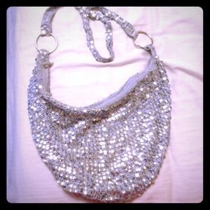 Sequined Hobo Bag