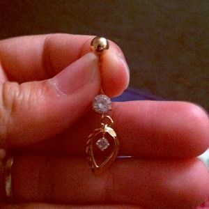 Reserved! 14k gold belly button ring