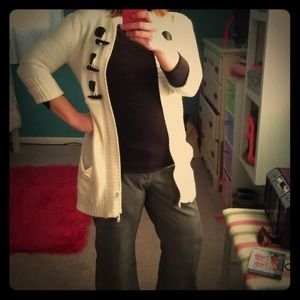 Bundle Cream colored long sweater!