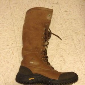 Brown Ugg snow boots