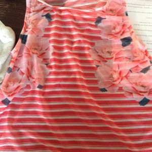 Sleeveless see through top