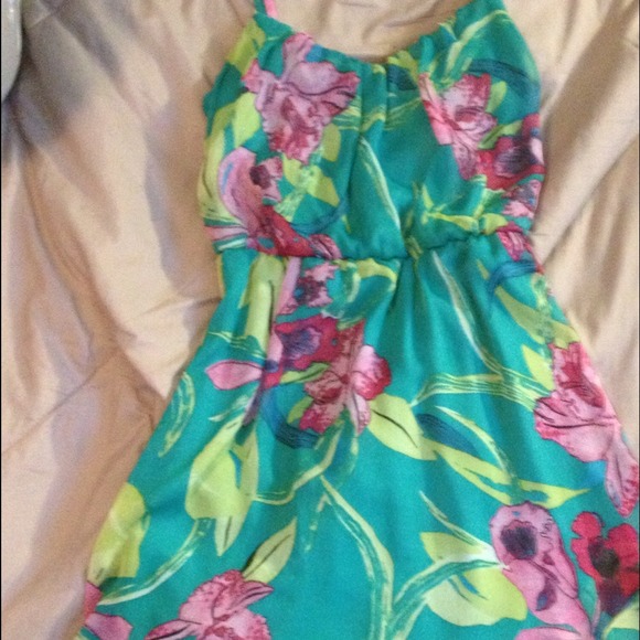 Reduced!!!:) Floral print sundress - Picture 2 of 2