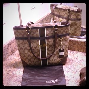Authentic coach bag & dust bag
