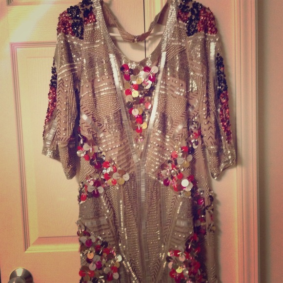 Sequin Red Carpet as seen on Stars dress