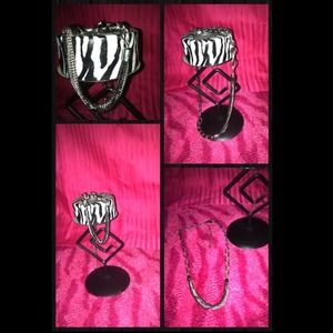 Black & Silver Chain Necklace✨