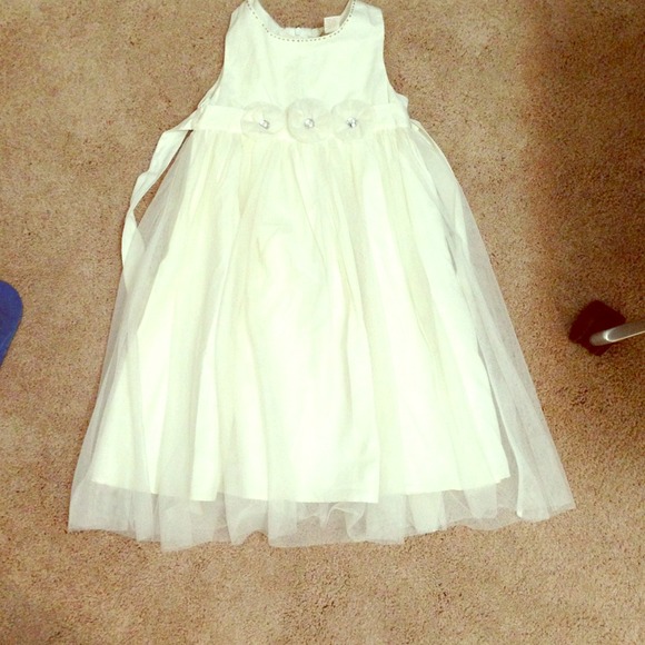 Little girls white dress