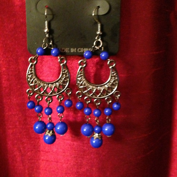 Royal blue earrings