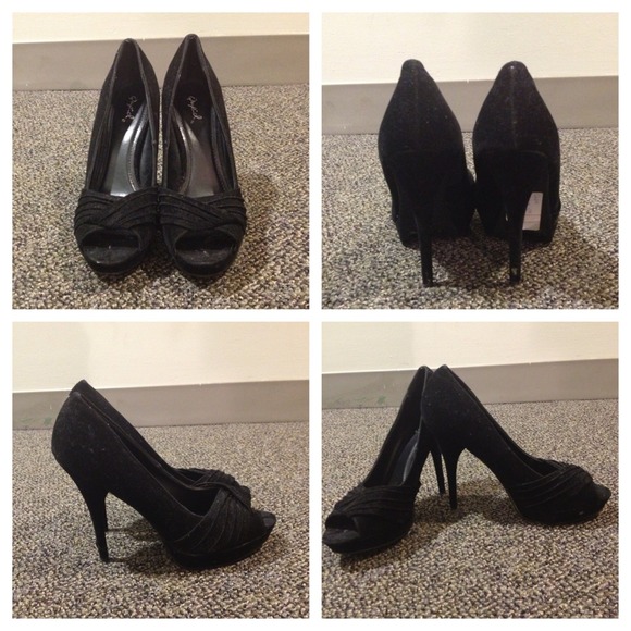 Qupid pumps-black-size 8
