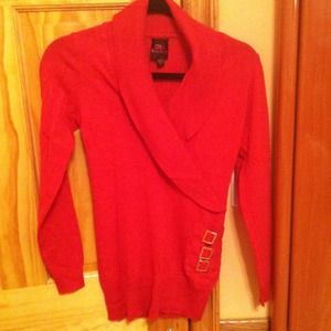 Coral sweater