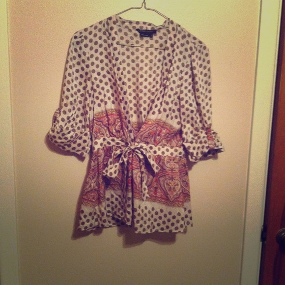 BCBG silk blouse