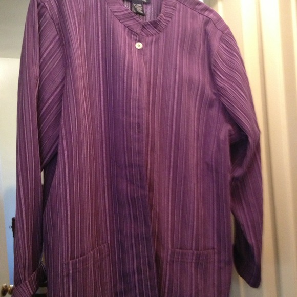 Purple Striped Jacket