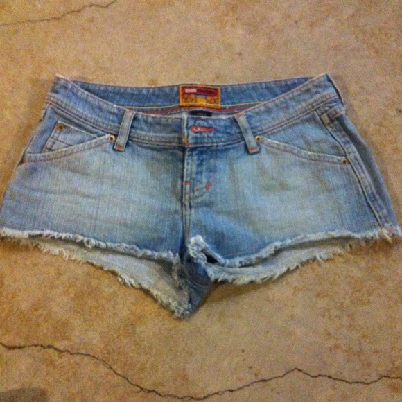 Denim shorts