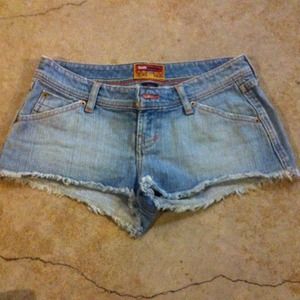 Denim shorts