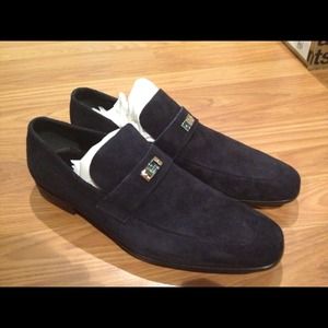 ⛔SOLD⛔ Gucci suede mens loafers (navy blue)