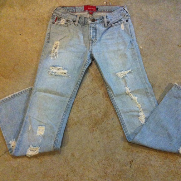 Hollister Co light wash denim jeans