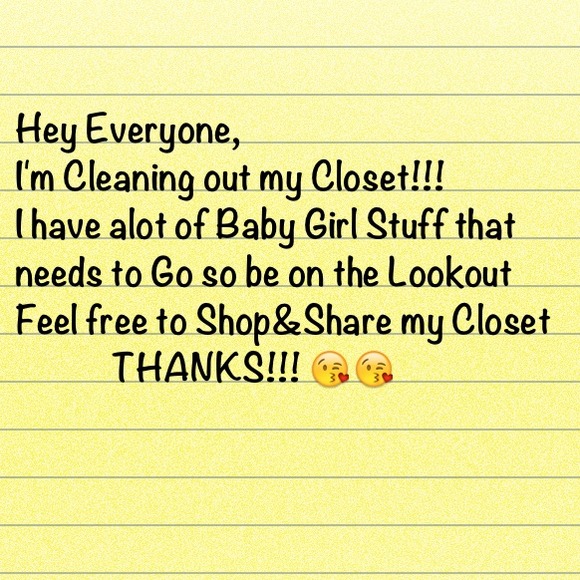 Baby Girl stuff Coming out The Closet!