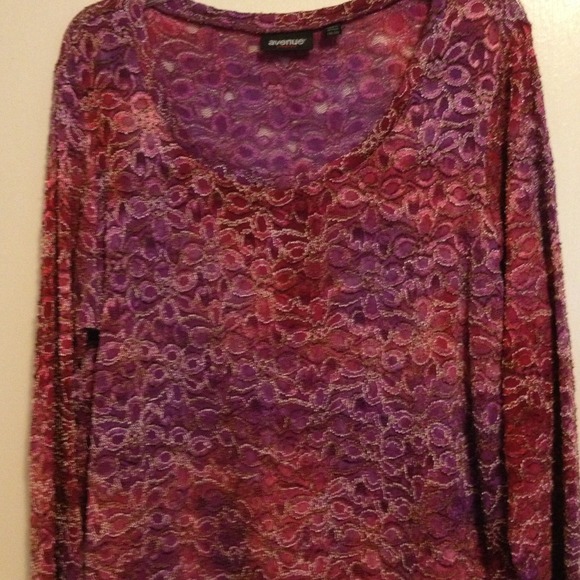 Beautiful pink and purple top