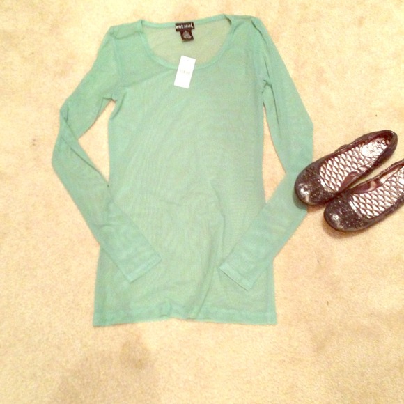 Wet seal sheer blouse - Picture 1 of 1