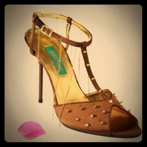 MINK "Hen" Vegan party shoes. NEW.